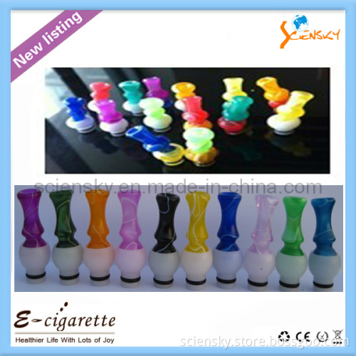 2013 Newest Design Acryl Swivel 510 Drip Tips Colorful for 510 Atomizer